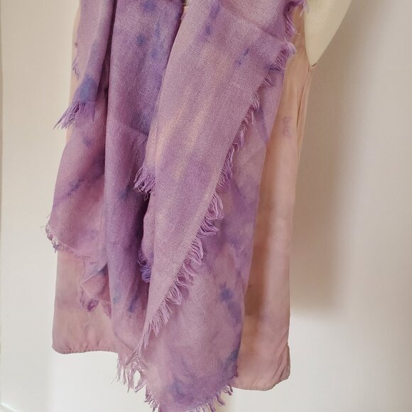 painted Vince Silk Shirt tank top camisole sleeveless 4 6 8 beige pink purple M - Picture 10 of 10